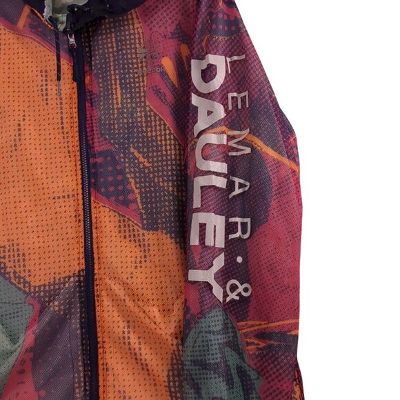 Reebok Reversible All Over Print Windbreaker Lemar & Daubed Jacket Mens Large - Picture 12 of 16